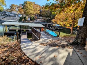 Cabin at the Ozarks Dock