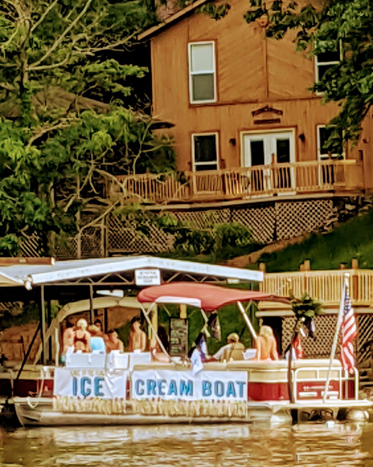 Maybe ice cream boat will visit