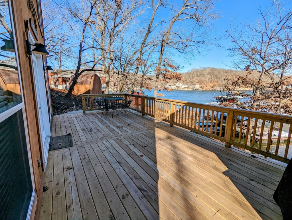 Deck Winter Views Deck Winter Views